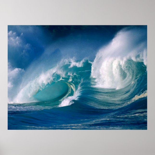 ocean wave poster (Front)