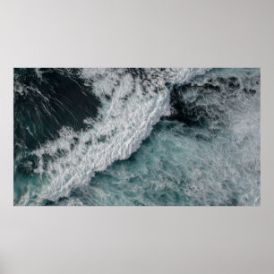 Ocean wave poster