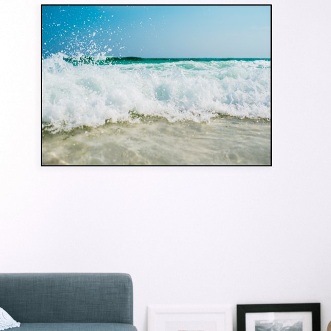 Ocean Wave Serenity – Coastal Wall Art Poster (Creator Uploaded)