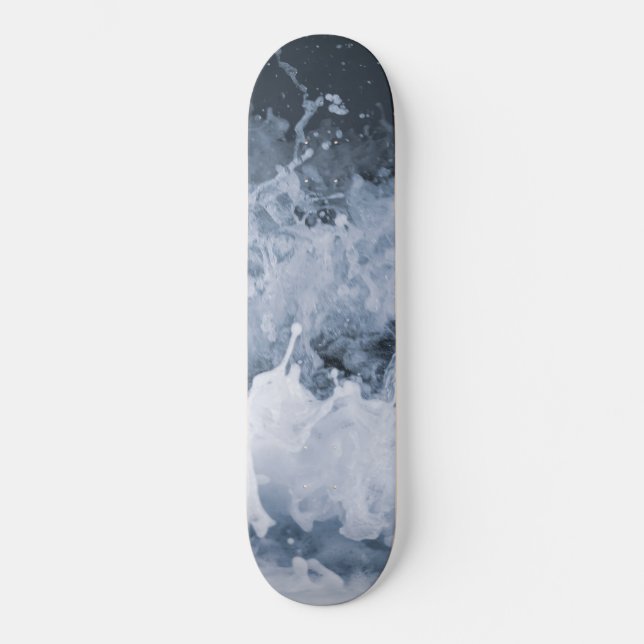 Ocean Wave Splash Closeup 1 Skateboard (Front)