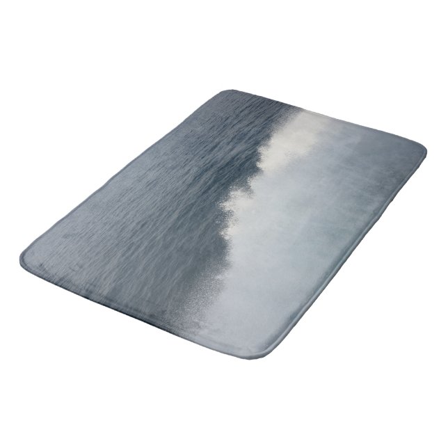 Ocean Wave Spray from Ferry to Capri 1 Bath Mat (Angled)