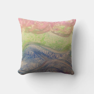 Ocean Wave Throw Pillow