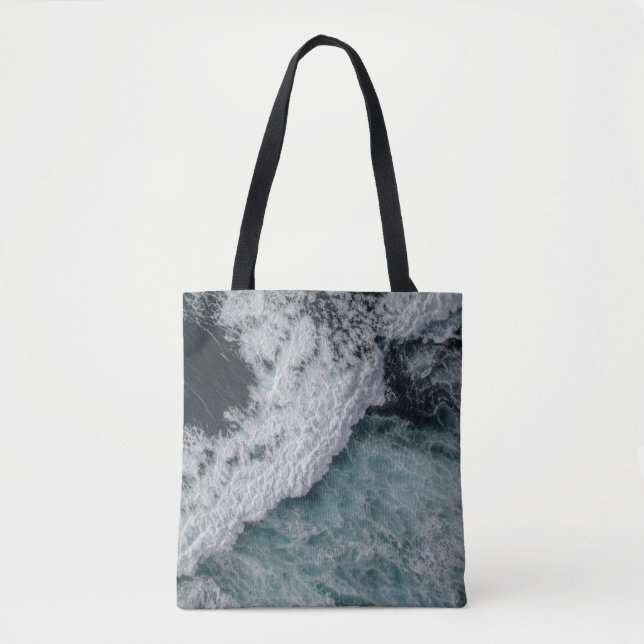 Ocean wave tote bag (Front)