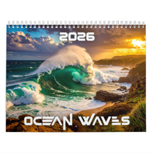 OCEAN WAVES - 2026 - CALENDAR