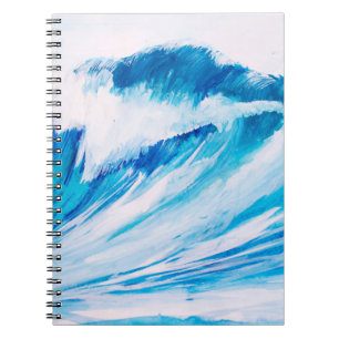 Ocean Waves: Blumarine Watercolor Beauty. Notebook