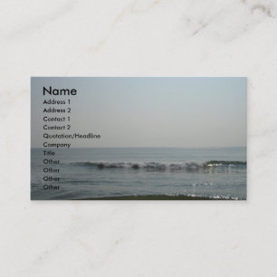 Ocean Waves Business Card