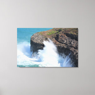 Ocean waves canvas print