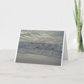 Ocean waves card
