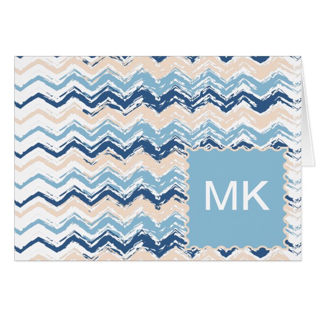 Ocean Waves Chevron (Front Horizontal)