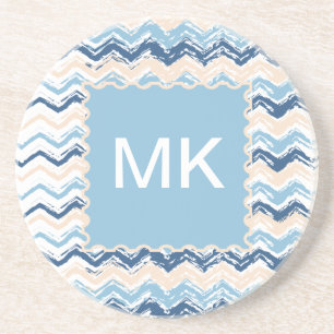 Ocean Waves Chevron Coaster
