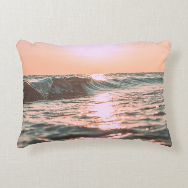 OCEAN WAVES DECORATIVE CUSHION (Front)