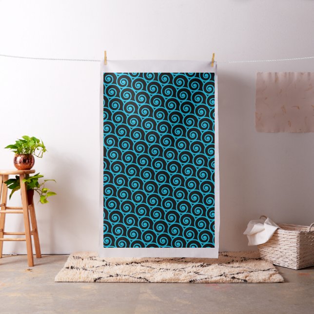 Ocean Waves Fabric (In Situ)