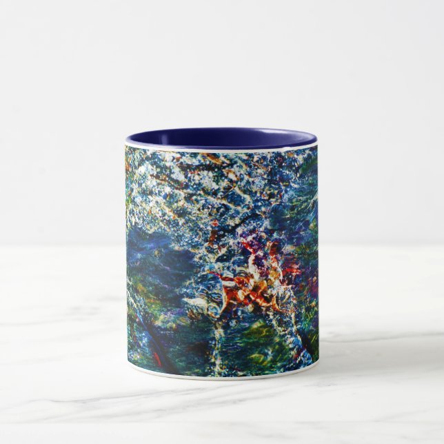 Ocean Waves from Narragansett -v1 Mug (Center)