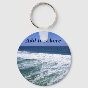 Ocean Waves_ Key Ring