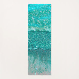Ocean Waves on Sand Yoga Mat