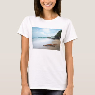 Ocean Waves On Sandy Beach T-Shirt