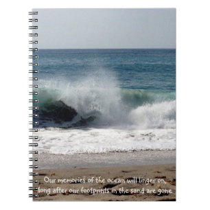 Ocean waves on the beach - Notebook