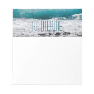 Ocean Waves Personalised Notepad