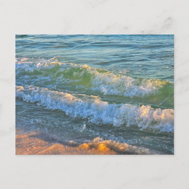 Ocean Waves Postcard (Front)