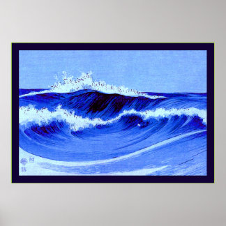 Ocean Waves Poster