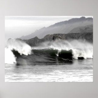 Ocean Waves Poster