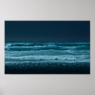 Ocean waves poster