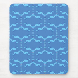 Ocean Waves & Ribbons Mouse Mat