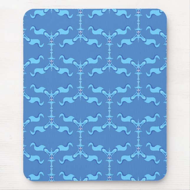 Ocean Waves & Ribbons  Mouse Mat (Front)