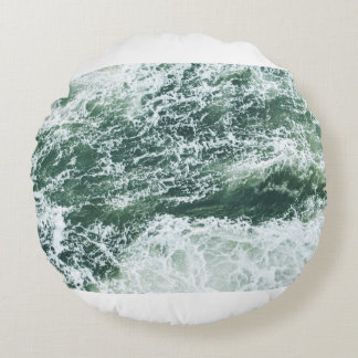 OCEAN WAVES ROUND CUSHION