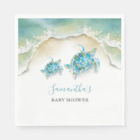 Ocean Waves Sea Turtle Paper