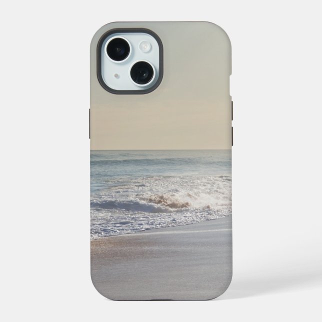 Ocean Waves Sea View iPhone 15 Case (Back)