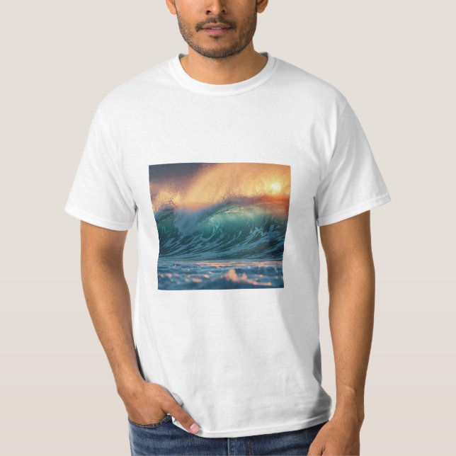 Ocean Waves T-Shirt (Front)