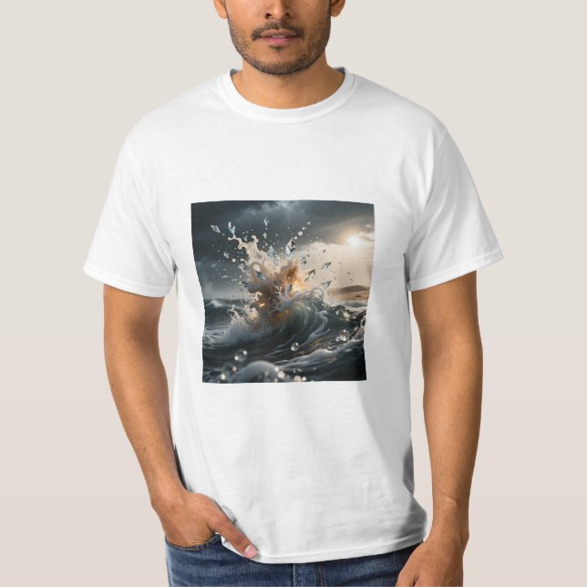 Ocean Waves T-Shirt (Front)