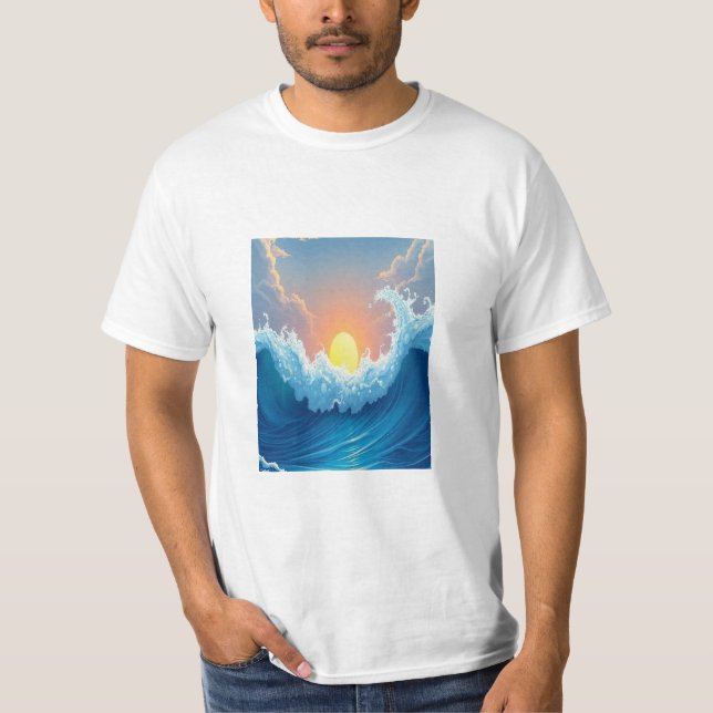 Ocean Waves T-Shirt (Front)