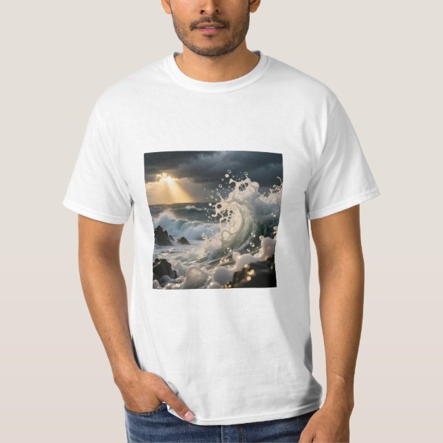 Ocean Waves T-Shirt (Front)