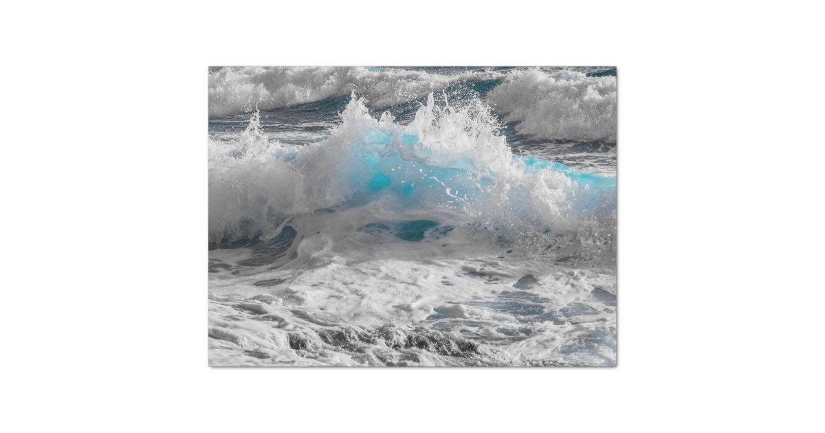 ocean waves tissue paper | Zazzle