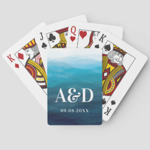 Ocean Waves Wedding Playing Cards, Favours Cards