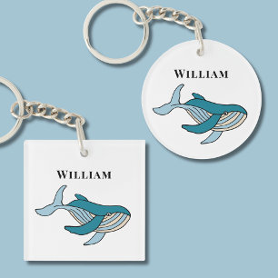 Ocean Whale kids Key Ring