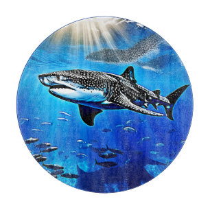 Ocean Whale Shark Giant Swimming Cutting Board