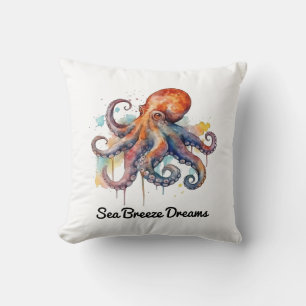 Ocean Whimsy: Colourful Octopus Cushion