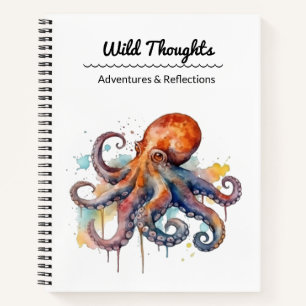 Ocean Whimsy: Colourful Octopus Notebook