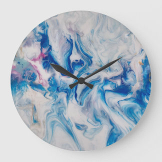 Ocean Whisper Large Clock