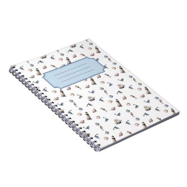 Ocean Whispers! Notebook (Right Side)