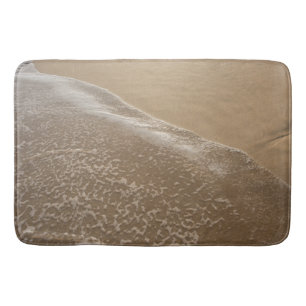 Ocean Whitewash on Beach Bathroom Mat