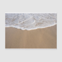 Ocean Whitewash on Beach Tissue Paper