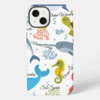 Ocean Wonders Sea Life Ocean Creatures Pattern