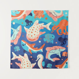 Ocean Wonders Tapestry