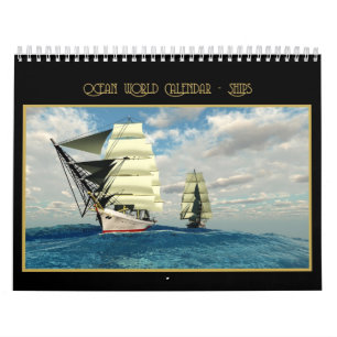 Ocean World Calendar - Ships