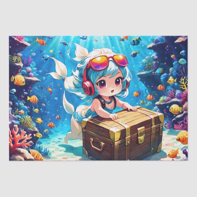 Ocean world  tissue paper (Front)