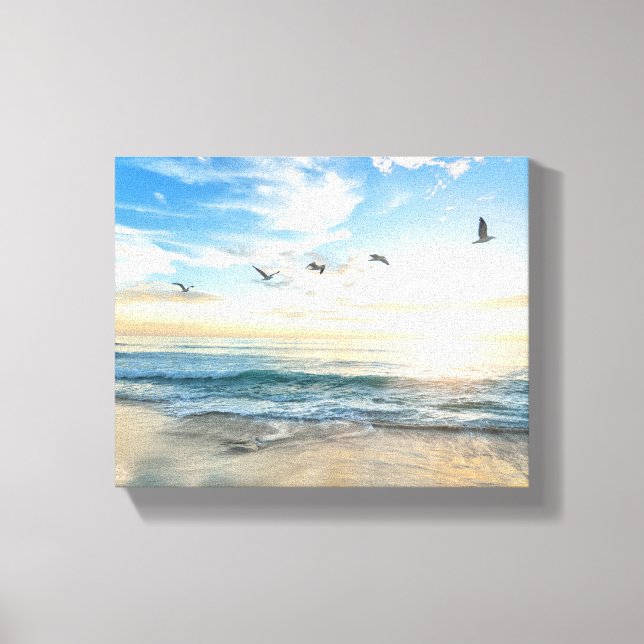 Ocean Wrapped Canvas (Front)